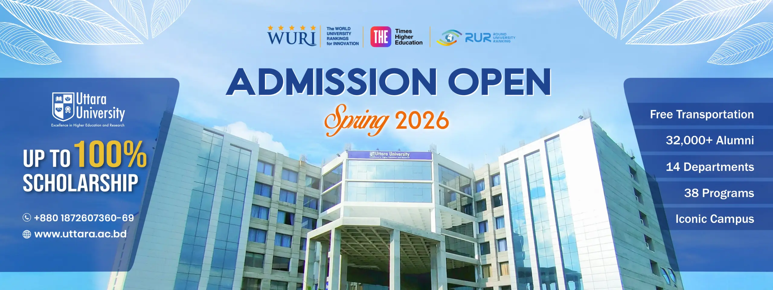 UU 8th convocation Web Banner